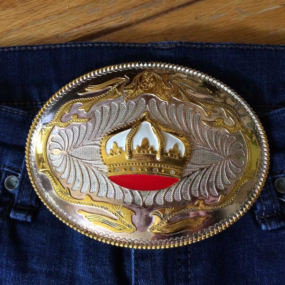 Vintage Royal Crown Metal Belt Buckle Summer Porch Vintage Living Sacramento 916 444 2900